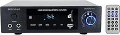 Rockville BLUAMP 150 75W x 2 Home Stereo Bluetooth Amplifier Receiver, 4-8 Ohm, Optical/Phono/RCA, Karaoke Mic Inputs, Bluetooth 5.0, for Home Theater and Vinyl