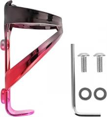 Milisten Mountain Bike Water Bottle Holder Cage, Electroplated Colorful Bike Kettle Stand, Lightweight Sturdy Cycling Water Bottle Rack for Outdoor Riding