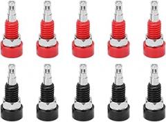 MAVIS LAVEN 2mm Banana Socket, Brass Female Jack Panel Mount, 10A 30V AC 60V DC for Electronics and DIY Projects