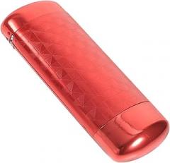Baluue Portable Red Aluminum Hard Shell Eyeglasses Case Lightweight Sunglasses Protective Container for Glasses Multipurpose Storage for Accessories and Electronics Travel Friendly Design