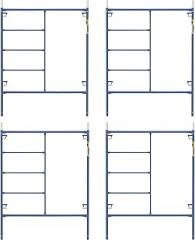 Metaltech Saferstack 6.4ft. x 5ft. Mason Frame Kit - 4-Pack, Model Number M-MF7660PSK4
