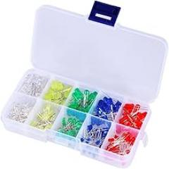250pcs Led Light Emitting Diode Kit Bulbs for Electronics Projects Energy-Saving Components LEDs Each
