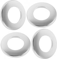 Zerodeko 4Pcs Car Door Pull Pin Cover Door Lock Cover Protector Stylish Automotive Decor for Easy Installation Enhances Vehicle Aesthetic Finish