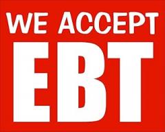 We Accept EBT Sticker (Business Window Decal Electronic)