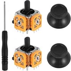 3D Controller Analog Stick Kit Joystick Tools Thumbstick Repair Kit Joysticks Replacement Stick Kit Sensor Module Video Game Accessories for Slim Pro