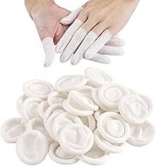 50Pcs Non-Slip Disposable Antistatic Finger Cots Finger Covers, Protection Finger Sleeve for Arts and Crafts Electronic Repair,Industrial Applications