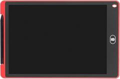 Restokki Drawing Pad, Writing Tablet with Erase Button, 12in LCD Painting Board Handwriting Tablet, Erasable Electronic Coloring Tablet(red)