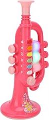 Pink Trumpet Toy Electronic Baby Musical Instrument Children Educational Toy Gift
