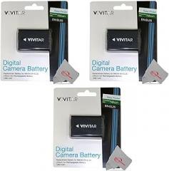Teds Electronics EN-EL25 Replacement Lithium-Ion Rechargeable Battery 1500 mAh Compatible with Nikon Z50 ZFC - 3 Count