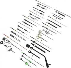 15sets Clock Repair Clock Kit Roman Numerals Plastic Parts Wall Accessories