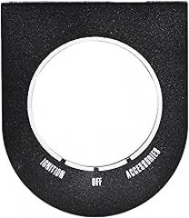 Dash Cover Switch Nameplate Compatible for Harley Dyna FXDWG 93-03 Softail FXST FLST 96-17