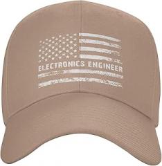 LOKLNEYK Electronics Engineer American Flag Baseball Caps for Men Women Hat Adjustable Cap Trucker Hats Dad Cap
