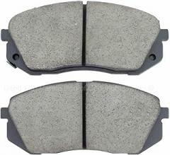 Mechanics Choice Front Disc Brake Pad Set for 2016-2023 Hyundai, Kia Elantra GT, Forte, Kona, Optima, Seltos, Sonata, Soul EV (L4 2.0L) (AWD) (with Electronic Parking Brake) (217511)