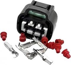 Compatible With Automotive 2.2 Electronic Waterproof Connectors 7283-7062-40 7282-7062-40 6 Pin 2Sets(Blue-2Set)