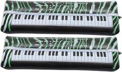 SAFIGLE 2Pcs Inflatable Electronic Keyboards Music Props for Party Fun, Colorful Inflatable Instruments for Kids, Great for Outdoor Events and Photo Booth Decor