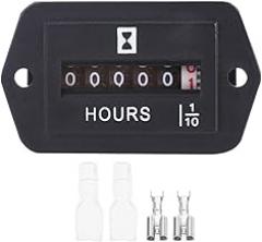 Accumulating Counter Digital Display Electronic Timer for Diesel-Gasoline Engine Generator Industrial Counter Hour Meter