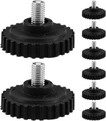 8pcs Electronic Scale Feet Replacement, Heavy Duty Iron Legs with Anti-Slip Rubber Pads for 60 kg - 200 kg Laboratory or Commercial Weighing Devices