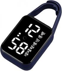 SHYYOULQE Night Light Keyring Touch Digital Watch for Students Keychain Pocket Led Electronic Hanging Watches Keychain Po