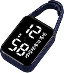 Led Electronic Hanging Watch Night Light Touch Digital for Women Men Gift Keychain Pocket Watches Touch Digital