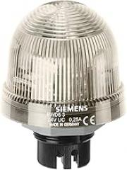 Siemens 8WD53 40-0CE Sirius Signal Column Beacon, Thermoplastic Enclosure, IP65 Protection, 70mm Diameter, Flashlight, Bulit in Electronic Flash, BA 15d Lamp Base, 5W Power, 115VAC Voltage, Clear