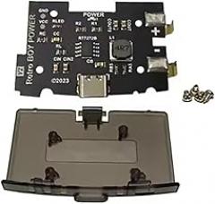 USB Type C External Slot Power Board w/Back Cover for GBA Game Boy Advance ss