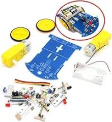 D2-1 DIY Kit Intelligent Tracking Line Smart Car Kit for Arduino Reflectance Optical Switch Robot Car DIY Electronic kit