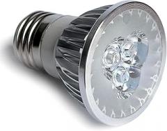 940nM IR Illuminator, E26 E27 Infrared Spotlight Light Bulb Lamp 9W (3 High Power 3Watt LED), 45°, to Enhance Night Vision of IR Cameras, for CCTV Clear Surveillance Images at Night (940nm)