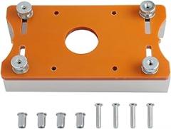 Premium Aluminum Alloy Slotting Base 65mm Trimming Machines - Precision Woodworking Accessory(01)