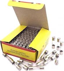 10pcs6*30mm5*20mm Glass Fuse 250V 0.1 0.2 0.3 0.5 1 2 3 4 5 6 8 10 15 20 25 30A AMP Fuse Electronic Component Voltage Protection(0.5A,5x20)