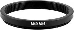 uxcell 49mm-46mm 49mm to 46mm Black Camera Ring Adapter