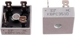 BOJACK KBPC3510 35A 1000V Bridge Rectifier Diodes Axial KBPC3510 35 Amp 1000 Volt Full Wave Electronic Silicon Diodes (Pack of 2)