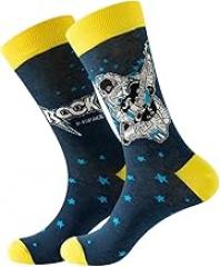 Universe Men's Socks Astronaut Trendy Socks Basketball Tube Socks Football Alien Socks