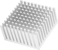 WALFRONT Heat Sink Aluminum 40x20x40mm, High Thermal Conductivity 6063-T5 for LED PCB CPU Chip Cooling, Set Top Box Router Electronic Components Heat Dissipation (Silver)