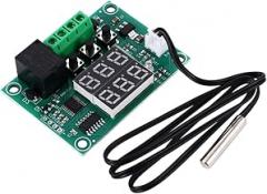 Veemoon 2pcs Digital Temperature Controller Module Double Screen High-Precision Thermostat Control Board Dc 12v Electronic Thermostat for Industrial Temperature Regulation