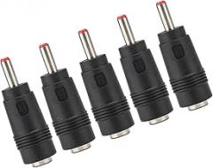 Estink Computer Adapter Connector 5.5x2.1mm to 3.5x1.35mm, Power Interface Conversion Plug for DC 3-24V 3A, Compact Portable Design for Electronics and Routers