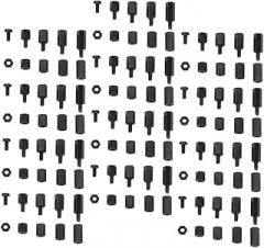 180pcs Nylon Standoffs Kit Screws and Nuts Assortment Electronics Machinery Automotive Projects for Scale Use Includes Spacers for Quick Installation