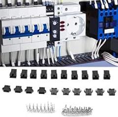 ViaGasaFamido Male & Female Terminal, 100PCS JST 2.54mm Connector Kit for DIY Electronics Prototyping, Male Female Pin Housing with Common Crimp Pins, Terminals, ViaGasaFamido5wmyzxgch6