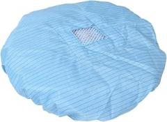 PartyKindom Reusable Anti-Static Hat Mesh Window Breathable Protective Cap for Electronics Food and Paint Shops Blue