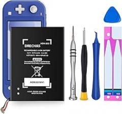 HDH-003 Battery, New 0 Cycle Original Li-Polymer Replacement Battery Pack for Nintendo Switch Lite Game Console HDH-001 HDH-003, Game Player HDH-A-BPHAT-CO with Repair Tool Kit
