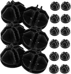 25pcs Modular Organizer Connectors Wire Shelving Connectors Cube Storage Organizer for DIY Shelves