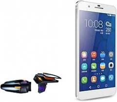 BoxWave Gaming Gear Compatible with Honor 6 Plus - Touchscreen QuickTrigger Auto, Trigger Buttons Autofire Gaming Mobile FPS - Jet Black