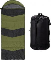 Rectangular Heated Sleeping Bag,Lightweight Backpacking Hiking Sleep Bag,Waterproof Compact Envelope Sleeping Bags,with Multi USB Powered Heating Pads,for Outdoor Camping, Travel, Hiking