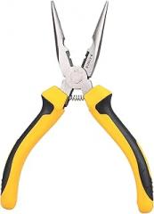 High Strength 6Inch Electronics Pliers Needle Nose Ergonomic for Prolonged Workshop Use Slip Proof Grip Plier