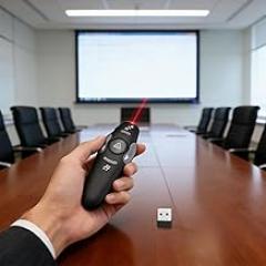 Wireless Presentation Clicker for PowerPoint Presentations, USB Wireless Presenter Remote, Power Point Remote Clicker for Computer/Mac/PPT/Google Slide Advancer