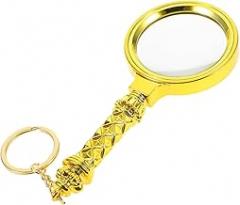 Handheld 10X Small Round Magnifying Glass 60Mm Lens Portable Reading Magnifier for Seniors Books Newspapers Jewelry Inspection