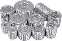10PCS Inside Outside Thread Adapter Screw M4 M6 M8 M10 M12 M14 M16 Insert Conversion Sleeve Screw Tube Variable Diameter Nut(Outer M8-Inner M6)