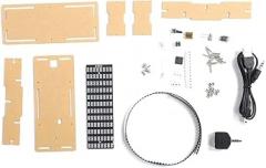 Music Spectrum Display DIY Kit, Microcontroller LED Electronic Kit DIY Spectrum Analyzer 5V Long Service Life