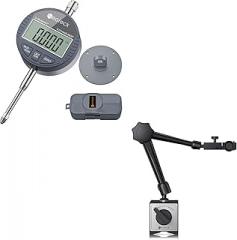 Neoteck 1'' Digital Indicator+176lbs/80kg Magnetic Base Stand