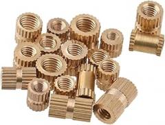 330pcs Brass Knurled Nut Set Round Fasteners for Easy Assembly Compact and Lightweight Classification Kit for Automotive and Electronics Use