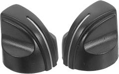 2pcs Rotary Potentiometer Knobs Plastic Volume Control Knobs Fluted Shafts Replacement for Control Panels Versatile for Electronics